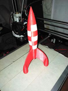 Fusée De Tintin – Tintin Rocket 3D Printer Model