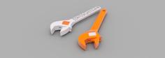 Crescent Wrench Pair 3D Printer Model