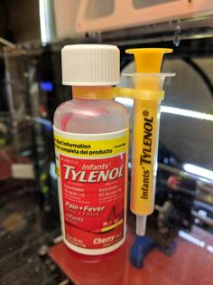 Children’s Tylenol Syringe Holder 3D Printer Model