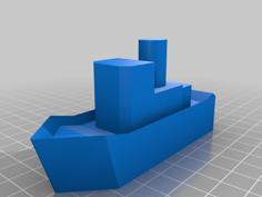 Toy Tugboat 3D Printer Model