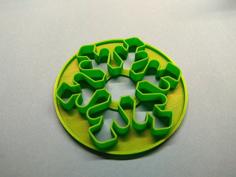 Snowflake Cookie Cutter 3D Printer Model