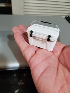 1/10 Scale Yeti Roadie Cooler 3D Printer Model