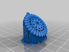 Vintage Flower Earring 29 Mm 3D Printer Model