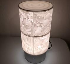 Lithophane Photo Lamp 3D Printer Model