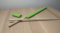 Chopstick Case | Simple Design | 24cm 3D Printer Model