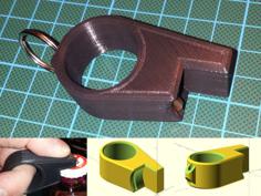 Yet Another Bottle Opener, Customizable 3D Printer Model