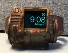 Pip Boy 3000 Apple Watch Charger 3D Printer Model