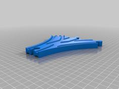 Train Tracks Complete Set V4 (reversible) 3D Printer Model