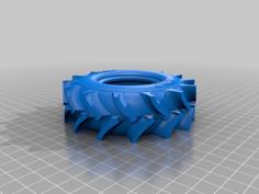 Mega Truck Tires For The Ursa 1:12 Scale Monster Truck 3D Printer Model