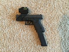 Pistol Red Dot Sight Mount 3D Printer Model