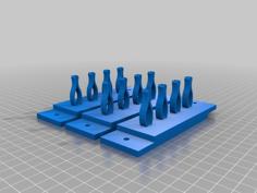 FISHING POLE BRACKETS- WALL MOUNT 3D Printer Model