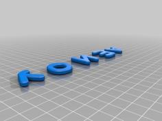 Serbian Cyrillic Alphabet Letters Azbuka For Kids – LEARN SERBIAN – 3D Printed 3D Printer Model