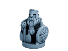 Dwarfclan Hold Guardian (18mm Scale) 3D Printer Model