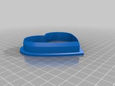 Heart Cookie Cutter 3D Printer Model