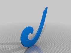 French Curve Ruler ( Tailoring Ruler ) 3D Printer Model