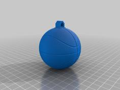 (3D Slash) Basketball Keychain 3D Printer Model