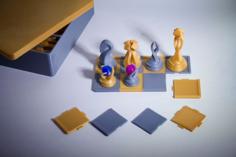 Customizable Chess Board 3D Printer Model