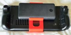 Steam Deck Battery Mount, Low Profile, Modular 3D Printer Model