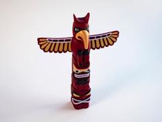 Multi-Color Totem Pole 3D Printer Model