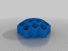 Honeycomb Desk Organizer V4 3D Printer Model