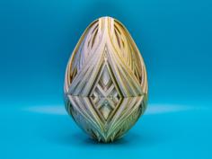 Triple Diamond Easter Egg 3D Printer Model