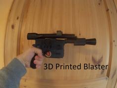 Star Wars Blaster 3D Printer Model