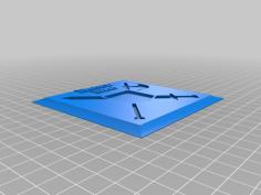 Inlay Coaster 3D Printer Model