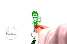 LUIGI BROS KEYCHAIN 3D Printer Model