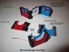 SD Card Storage 3D Printer Model