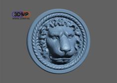 Door Lion Wall Hanger 3D Printer Model