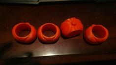 Pumpkin Napkin Ring 3D Printer Model