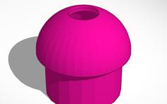 Cupcake Shaped Container 3D Printer Model