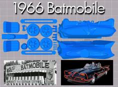 1966 Batmobile 3D Printer Model