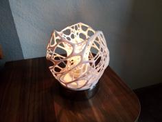 Cellular Lamp With Base Plate 3D Printer Model