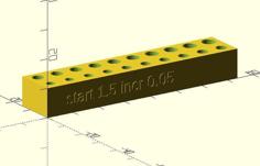 Just Holes 3D Printer Model