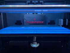 Flashforge Backplate With Logo IDEX 3D Printer Model