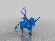 Darkwood Knight – Aos – Wood Elf Knight – Dp – Lp 3D Printer Model