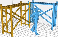 Scaffolding 28mm 3D Printer Model