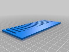 Reef Tank Overflow Comb 3D Printer Model