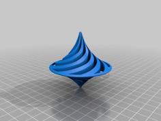 Spinning Top 3D Printer Model