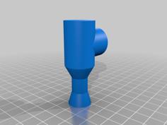 3D Printable Balloon Rocket Engine 3D Printer Model