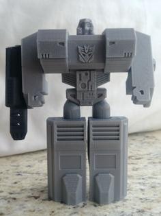 Transformable Megatron (single Print, No Support Material) 3D Printer Model