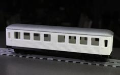 Passenger Car For OS-Railway – Fully 3D-printable Railway System 3D Printer Model