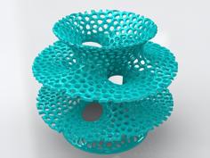 Voronoi Costa Vase 3D Printer Model