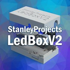 LedBox V2 – ESP32 Sound-reactive WLED Controller 3D Printer Model