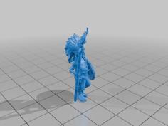 Goblin Chieftain 3D Printer Model