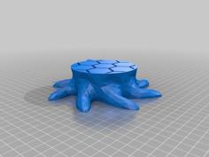 Rehash Of Cute Octopus As A Coster 3D Printer Model