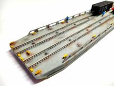 N Scale Rail Car Float Or Barge 3D Printer Model