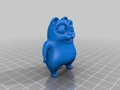 Lemming (from Grizzy And The Lemmings) Simplified 3D Printer Model