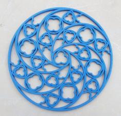 3d Printed Cathedral Rose Window 3D Printer Model